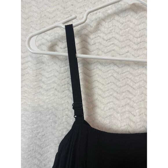 BN #5 Express Black Button-Front Mini Dress Size XS Sleeveless adjustable straps - Picture 2 of 6